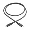 Tripp Lite USB 3.1 Gen 2 (10 Gbps) Cable with 5A Rating, USB-C to USB-C (M/M), 0.91 m