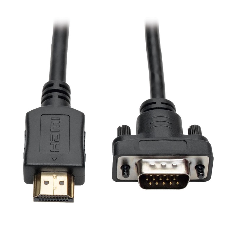 Tripp Lite HDMI to VGA Active Converter Cable, HDMI to Low-Profile HD15 (M/M), 1920 x 1200/1080p @ 60 Hz, 1.83 m