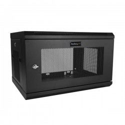 StarTech.com RK616WALM Wall mounted rack 6U 90kg Black rack