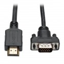 Tripp Lite HDMI to VGA Active Converter Cable, HDMI to Low-Profile HD15 (M/M), 1920 x 1200/1080p @ 60 Hz, 4.57 m