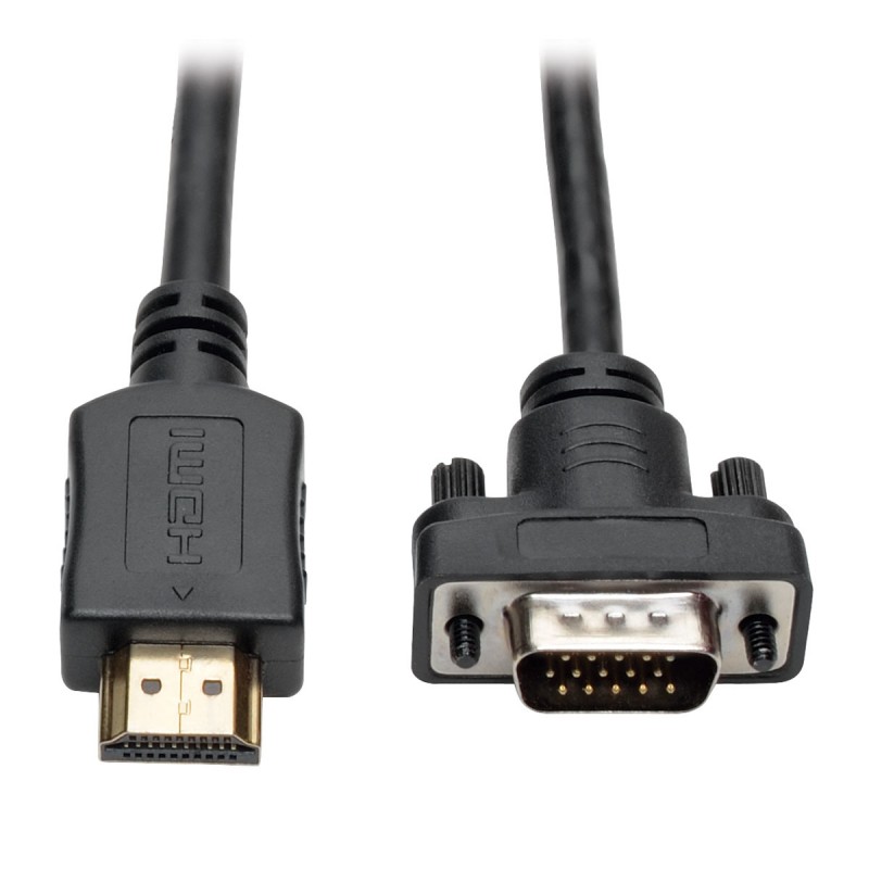 Tripp Lite HDMI to VGA Active Converter Cable, HDMI to Low-Profile HD15 (M/M), 1920 x 1200/1080p @ 60 Hz, 4.57 m