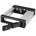 StarTech.com 5.25 to 3.5 Hard Drive Hot Swap Bay - For 3.5" SATA/SAS Drives - Trayless - Aluminum