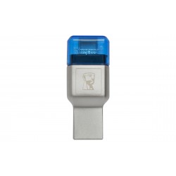 Kingston Technology MobileLite Duo 3C USB 3.0 (3.1 Gen 1) Type-A/Type-C Blue,Silver card reader