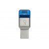Kingston Technology MobileLite Duo 3C USB 3.0 (3.1 Gen 1) Type-A/Type-C Blue,Silver card reader
