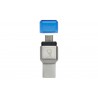Kingston Technology MobileLite Duo 3C USB 3.0 (3.1 Gen 1) Type-A/Type-C Blue,Silver card reader