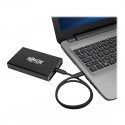 Tripp Lite USB 3.1 Gen 2 (10 Gbps) SATA SSD/HDD to USB-C Enclosure Adapter with UASP Support, Metal Housing, Thunderbolt 3 Compa