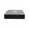 Tripp Lite USB 3.1 Gen 2 (10 Gbps) USB-C to M.2 NGFF SATA SSD (B-Key) Enclosure Adapter with UASP Support, Thunderbolt™ 3 Comp
