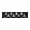 Tripp Lite High-Density Fiber Adapter Panel (MMF/SMF), 8 ST Simplex Connectors, Black