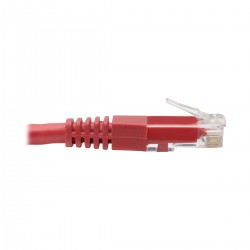 Tripp Lite Premium Cat5/5e/6 Gigabit Molded Patch Cable, 24 AWG, 550 MHz/1 Gbps (RJ45 M/M), Red, 0.91 m