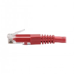 Tripp Lite Premium Cat5/5e/6 Gigabit Molded Patch Cable, 24 AWG, 550 MHz/1 Gbps (RJ45 M/M), Red, 0.91 m