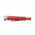 Tripp Lite Premium Cat5/5e/6 Gigabit Molded Patch Cable, 24 AWG, 550 MHz/1 Gbps (RJ45 M/M), Red, 0.91 m