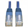 Tripp Lite Premium Cat5/5e/6 Gigabit Molded Patch Cable, 24 AWG, 550 MHz/1 Gbps (RJ45 M/M), Blue, 22.86 m