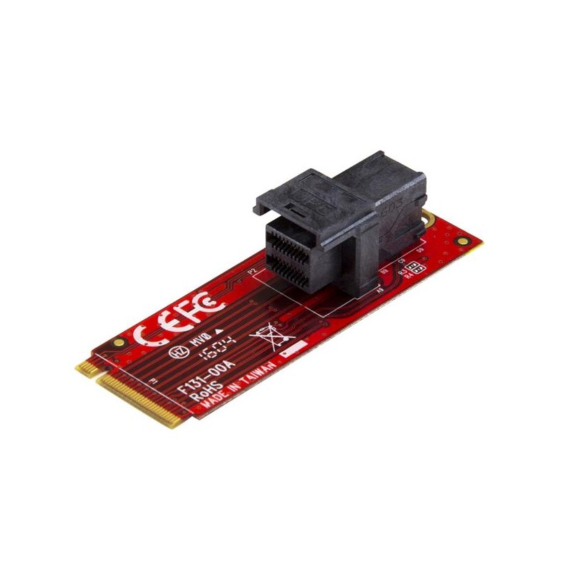 StarTech.com U.2 (SFF-8643) to M.2 PCI Express 3.0 x4 Host Adapter Card for 2.5” U.2 NVMe SSD