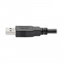 Tripp Lite USB 3.0 SuperSpeed A/A Cable for USB 3.0 All-in-One Keystone/Panel Mount Couplers (M/M), Black, 1.83 m