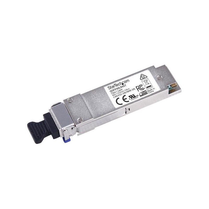 StarTech.com MSA Compliant 40 Gigabit Fiber QSFP+ Transceiver Module - 40GBase-LR4 - SM LC - 10 km