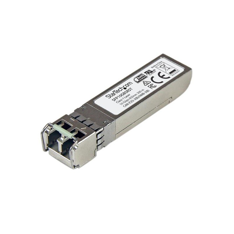 StarTech.com MSA Compliant 10 Gigabit Fiber SFP+ Transceiver Module - 10GBase-SR - MM LC - 300 m