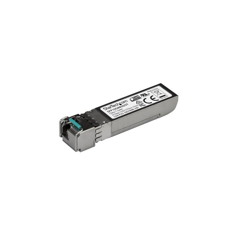 StarTech.com MSA Compliant 10 Gigabit Fiber SFP+ Transceiver Module - 10GBase-BX (Downstream) - SM LC - 10 km