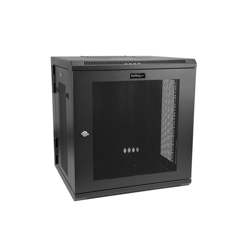 StarTech.com 12U Wall-Mount Server Rack Cabinet - Up to 17 in. Deep - Hinged Enclosure