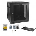 StarTech.com 12U Wall-Mount Server Rack Cabinet - Up to 17 in. Deep - Hinged Enclosure