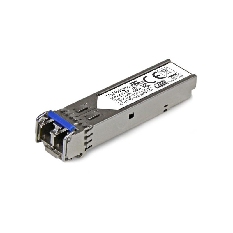 StarTech.com MSA Compliant Gigabit Fiber SFP Transceiver Module - 1000Base-LX - SM LC - 10 km