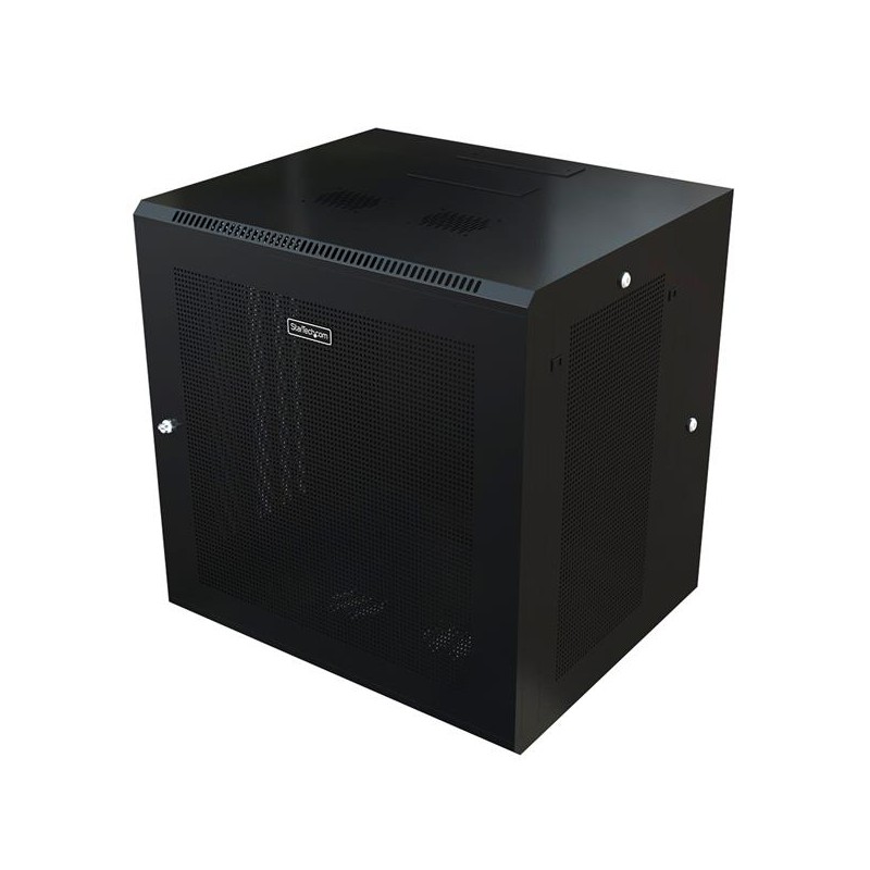 StarTech.com 12U Wall-Mount Server Rack Cabinet - 24 in. Deep - Hinged ...