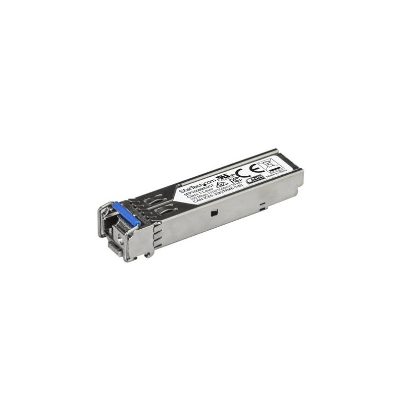 StarTech.com MSA Compliant 100 Mbps Fiber SFP Transceiver Module - 100Base-BX (Upstream) - SM LC - 10 km