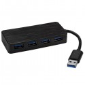 StarTech.com 4-Port USB 3.0 Hub - Mini Hub with Charge Port - Includes Power Adapter