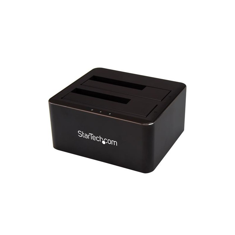 StarTech.com Dual-Bay SATA HDD Docking Station for 2 x 2.5/3.5" SATA SSDs/HDDs - USB 3.0