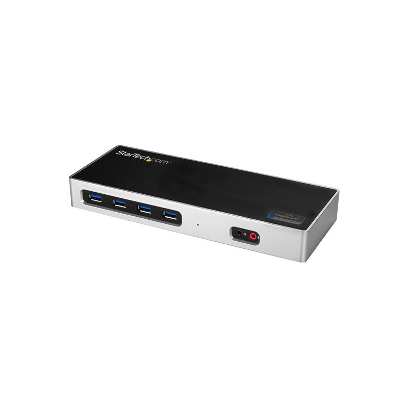 StarTech.com Dual-4K Monitor Docking Station - Dual HDMI, Dual DP, or HDMI & DP 60Hz - USB-C/USB 3.0