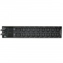 Tripp Lite 7.4kW Single-Phase ATS/Switched PDU, 230V Outlets (16 C13 & 2 C19), 2 IEC309 32A Blue Cords, 2U Rack-Mount