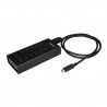 StarTech.com 7-Port USB-C Hub - Metal - USB-C to 5x USB-A and 2x USB-C - USB 3.0