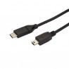 StarTech.com USB2CMB2M 2m USB C Mini-USB B Black USB cable