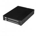 StarTech.com Dual-Bay 2.5” SATA SSD / HDD Rack for 3.5” Bay - Trayless - RAID