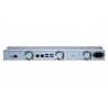 QNAP TS-431XeU NAS Rack (1U) Ethernet LAN Black, Stainless steel