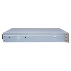 QNAP TS-431XeU NAS Rack (1U) Ethernet LAN Black, Stainless steel