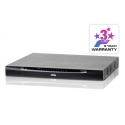 Aten KN2124VA 1U Black, Grey KVM switch