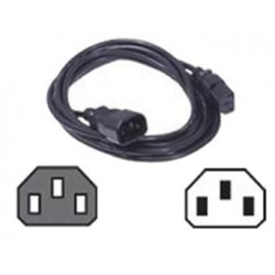 DELL 450-ABLE 0.6m C13 coupler C14 coupler Black power cable