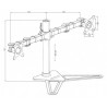 iiyama DS1002D-B1 30" Black flat panel desk mount