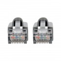 Tripp Lite Cat6a 10G-Certified Snagless Shielded STP Network Patch Cable (RJ45 M/M), PoE, Grey, 2.13 m