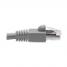 Tripp Lite Cat6a 10G-Certified Snagless Shielded STP Network Patch Cable (RJ45 M/M), PoE, Grey, 2.13 m