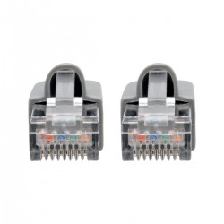 Tripp Lite Cat6a 10G-Certified Snagless Shielded STP Network Patch Cable (RJ45 M/M), PoE, Grey, 0.31 m