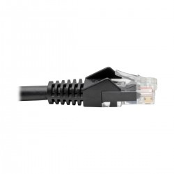 Tripp Lite Premium Cat6 Gigabit Snagless Molded UTP Patch Cable, 24 AWG, 550 MHz/1 Gbps (RJ45 M/M), Black, 15.24 cm