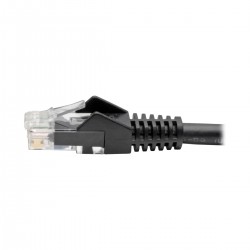 Tripp Lite Premium Cat6 Gigabit Snagless Molded UTP Patch Cable, 24 AWG, 550 MHz/1 Gbps (RJ45 M/M), Black, 15.24 cm