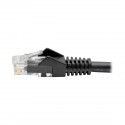 Tripp Lite Premium Cat6 Gigabit Snagless Molded UTP Patch Cable, 24 AWG, 550 MHz/1 Gbps (RJ45 M/M), Black, 15.24 cm