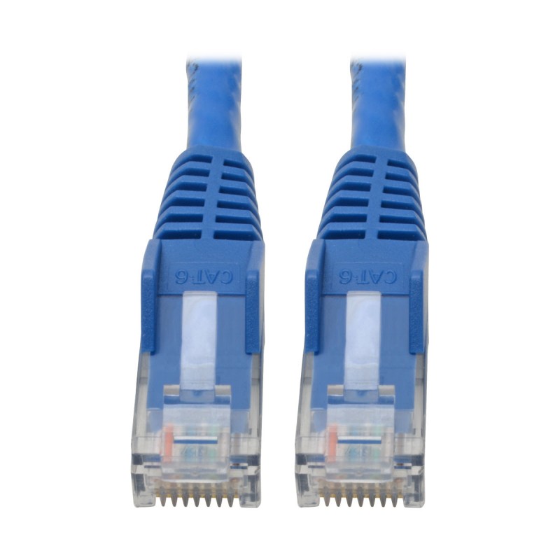 Tripp Lite Premium Cat6 Gigabit Snagless Molded UTP Patch Cable, 24 AWG, 550 MHz/1 Gbps (RJ45 M/M), Blue, 15.24 cm