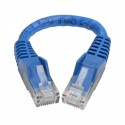 Tripp Lite Premium Cat6 Gigabit Snagless Molded UTP Patch Cable, 24 AWG, 550 MHz/1 Gbps (RJ45 M/M), Blue, 15.24 cm