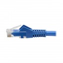 Tripp Lite Premium Cat6 Gigabit Snagless Molded UTP Patch Cable, 24 AWG, 550 MHz/1 Gbps (RJ45 M/M), Blue, 15.24 cm