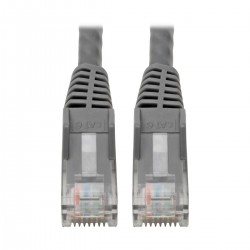 Tripp Lite Premium Cat6 Gigabit Snagless Molded UTP Patch Cable, 24 AWG, 550 MHz/1 Gbps (RJ45 M/M), Grey, 15.24 cm