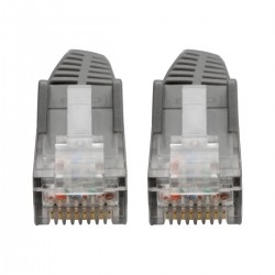 Tripp Lite Premium Cat6 Gigabit Snagless Molded UTP Patch Cable, 24 AWG, 550 MHz/1 Gbps (RJ45 M/M), Grey, 15.24 cm