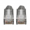 Tripp Lite Premium Cat6 Gigabit Snagless Molded UTP Patch Cable, 24 AWG, 550 MHz/1 Gbps (RJ45 M/M), Grey, 15.24 cm